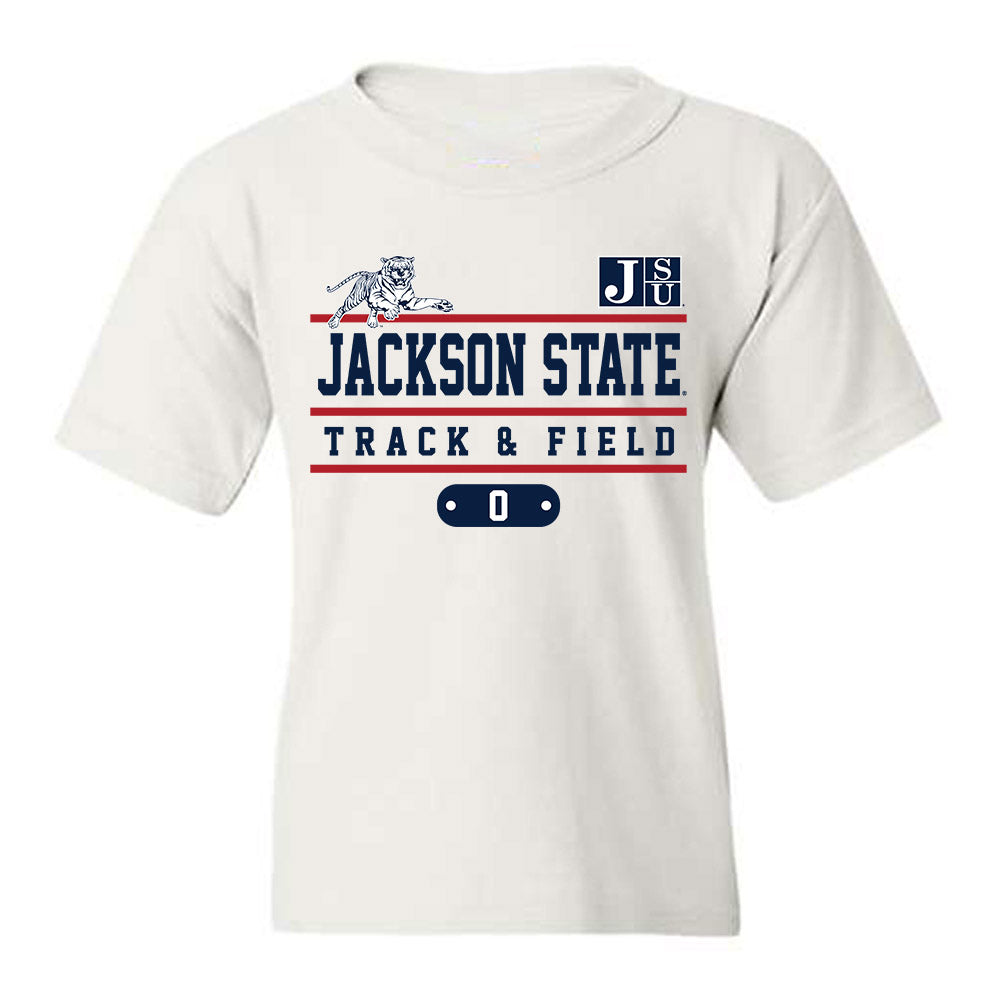 Jackson State - NCAA Men's Track & Field : Dalon Harris - Classic Fashion Shersey Youth T-Shirt-0