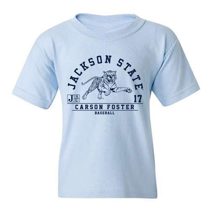 Jackson State - NCAA Baseball : Carson Foster - Classic Fashion Shersey Youth T-Shirt