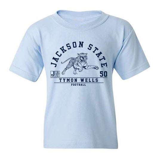 Jackson State - NCAA Football : Tymon Wells - Classic Fashion Shersey Youth T-Shirt-0