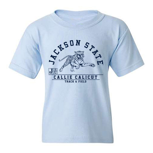 Jackson State - NCAA Women's Track & Field : Callie Calicut - Classic Fashion Shersey Youth T-Shirt-0