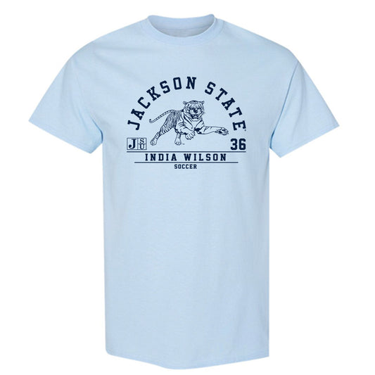 Jackson State - NCAA Women's Soccer : India Wilson - Classic Fashion Shersey T-Shirt-0