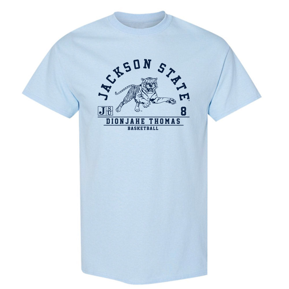 Jackson State - NCAA Men's Basketball : Dionjahe Thomas - Classic Fashion Shersey T-Shirt-0