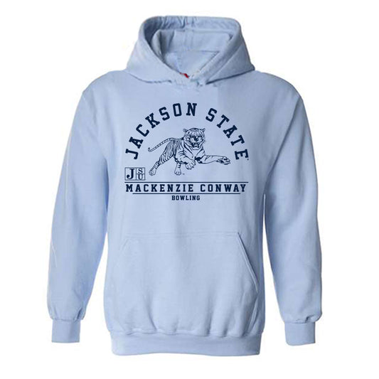 Jackson State - NCAA Women's Bowling : MacKenzie Conway - Classic Fashion Shersey Hooded Sweatshirt-0