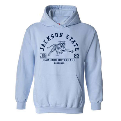 Jackson State - NCAA Football : Cameron Onyebuagu - Classic Fashion Shersey Hooded Sweatshirt-0
