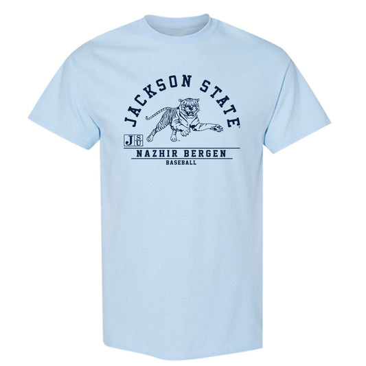 Jackson State - NCAA Baseball : Nazhir Bergen - Classic Fashion Shersey T-Shirt-0