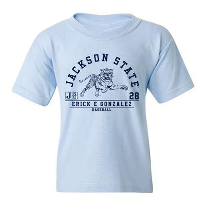 Jackson State - NCAA Baseball : Erick E Gonzalez - Classic Fashion Shersey Youth T-Shirt