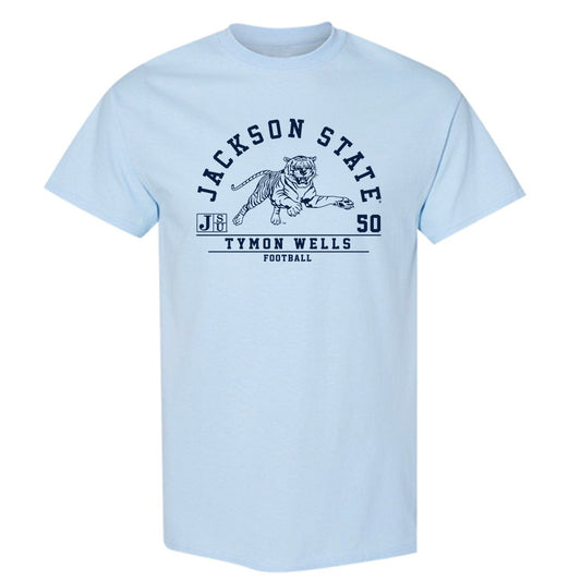 Jackson State - NCAA Football : Tymon Wells - Classic Fashion Shersey T-Shirt-0