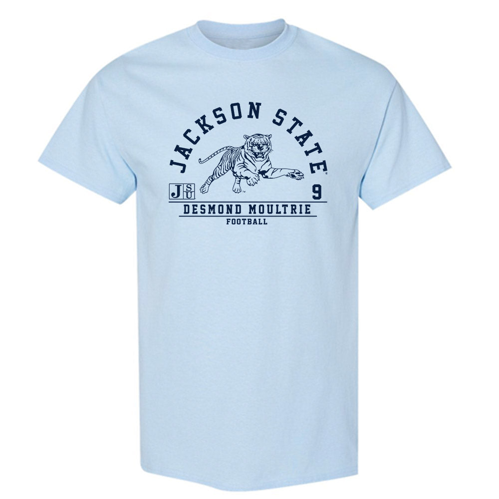 Jackson State - NCAA Football : Desmond Moultrie - Classic Fashion Shersey T-Shirt-0