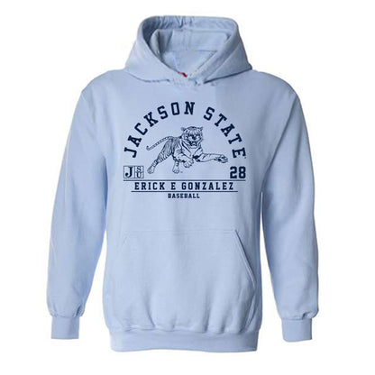 Jackson State - NCAA Baseball : Erick E Gonzalez - Classic Fashion Shersey Hooded Sweatshirt