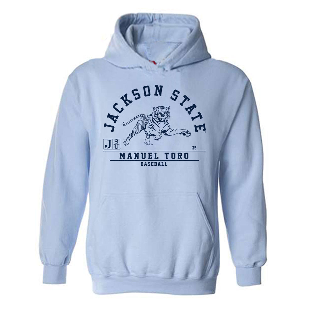 Jackson State - NCAA Baseball : Manuel Toro - Classic Fashion Shersey Hooded Sweatshirt-0