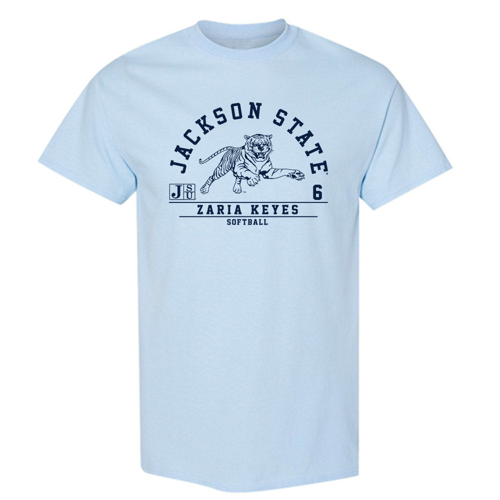 Jackson State - NCAA Softball : Zaria Keyes - Classic Fashion Shersey T-Shirt-0