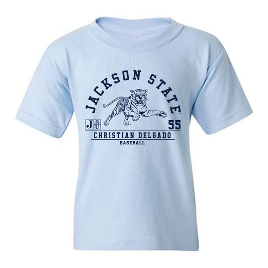 Jackson State - NCAA Baseball : Christian Delgado - Classic Fashion Shersey Youth T-Shirt-0
