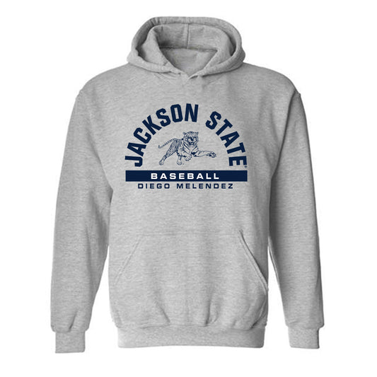Jackson State - NCAA Baseball : Diego Melendez - Classic Fashion Shersey Hooded Sweatshirt-0