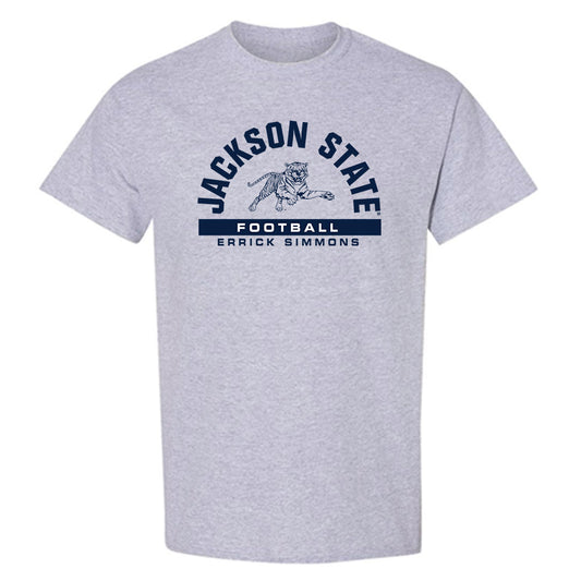 Jackson State - NCAA Football : Errick Simmons - Classic Fashion Shersey T-Shirt-0