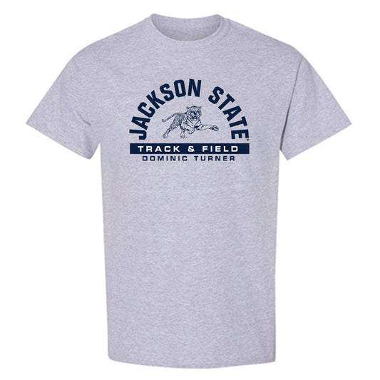 Jackson State - NCAA Men's Track & Field : Dominic Turner - Classic Fashion Shersey T-Shirt-0