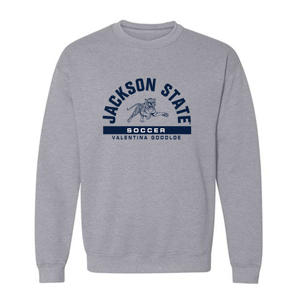 Jackson State - NCAA Women's Soccer : valentina goodloe - Classic Fashion Shersey Crewneck Sweatshirt-0