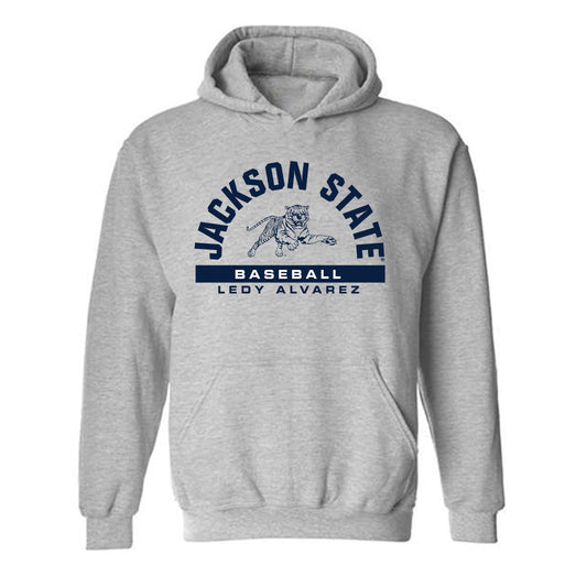 Jackson State - NCAA Baseball : Ledy Alvarez - Classic Fashion Shersey Hooded Sweatshirt-0
