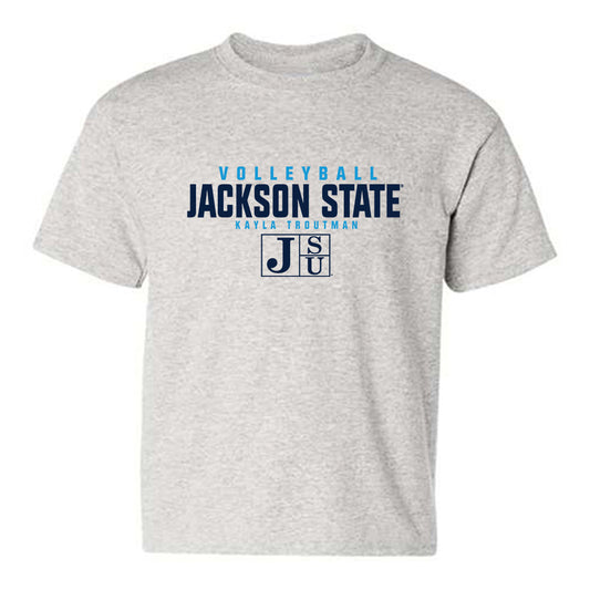 Jackson State - NCAA Women's Volleyball : Kayla Troutman - Classic Fashion Shersey Youth T-Shirt-0