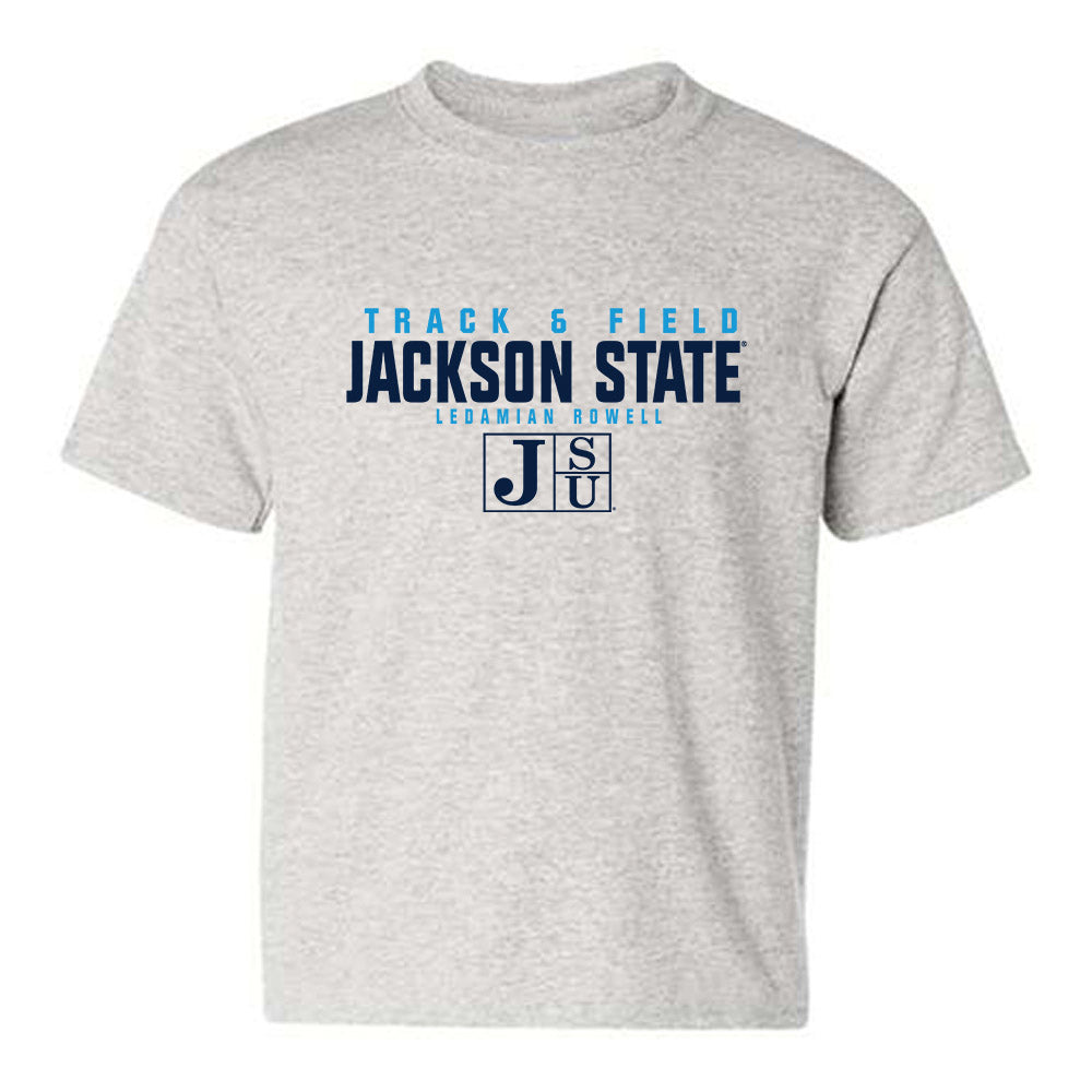 Jackson State - NCAA Men's Track & Field : Ledamian Rowell - Classic Fashion Shersey Youth T-Shirt-0
