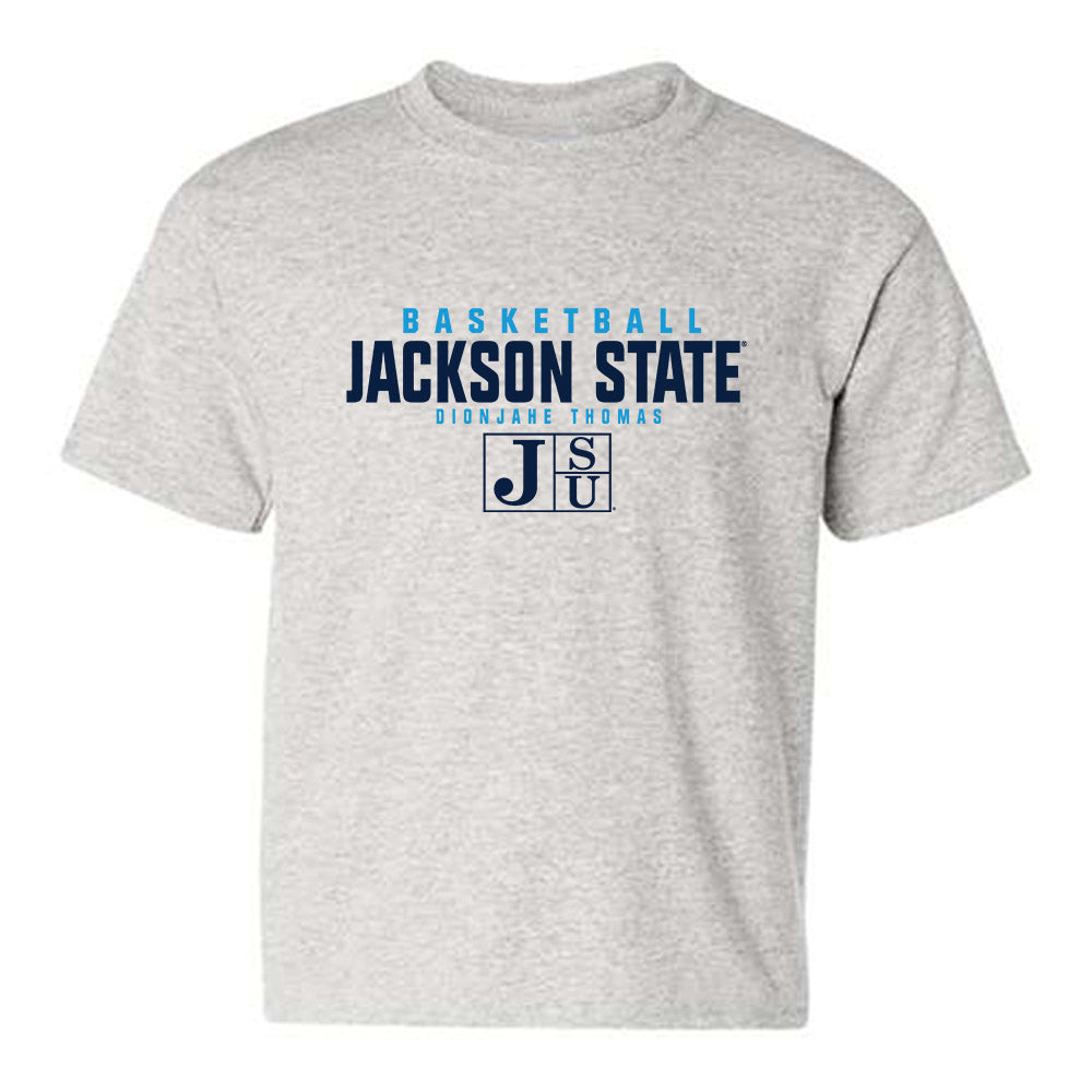 Jackson State - NCAA Men's Basketball : Dionjahe Thomas - Classic Fashion Shersey Youth T-Shirt-0