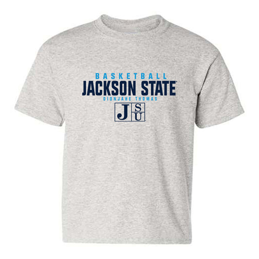 Jackson State - NCAA Men's Basketball : Dionjahe Thomas - Classic Fashion Shersey Youth T-Shirt-0