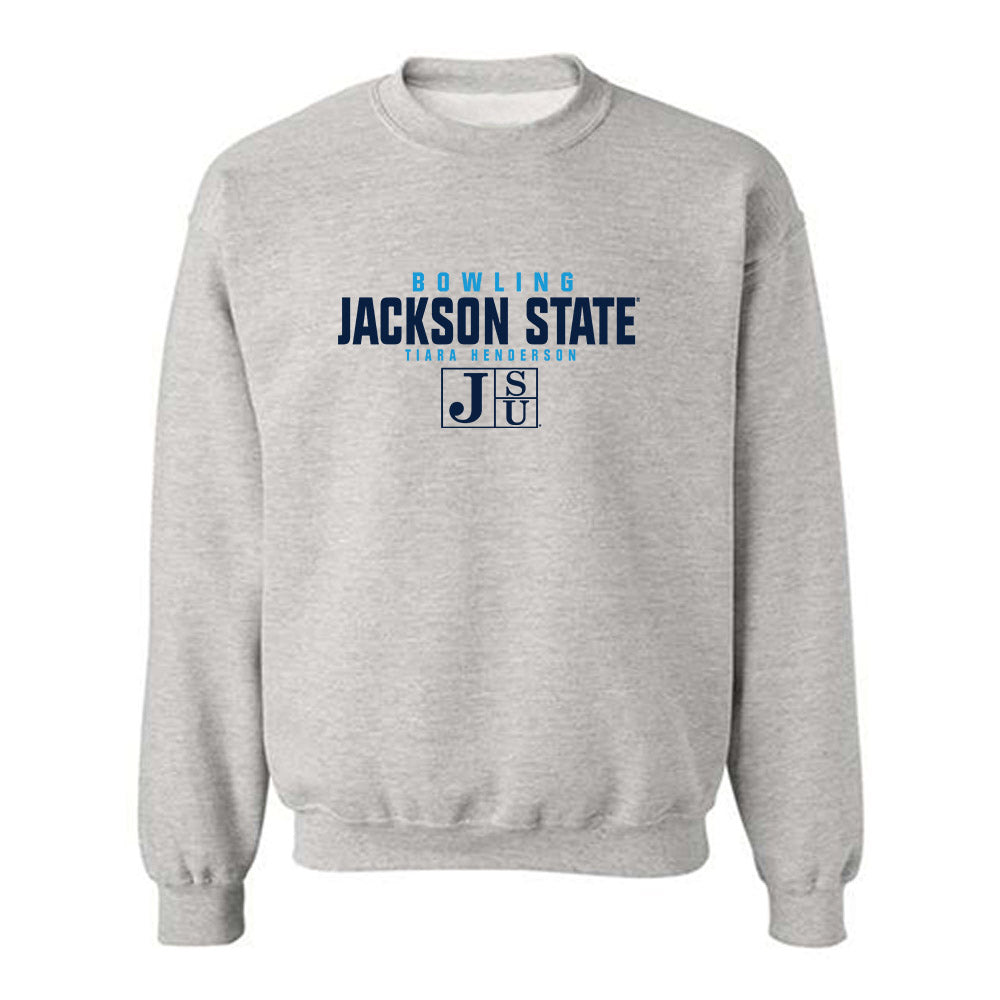 Jackson State - NCAA Women's Bowling : Tiara Henderson - Classic Fashion Shersey Crewneck Sweatshirt-0