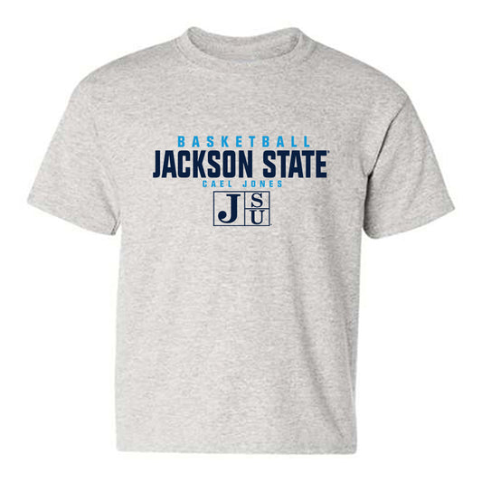 Jackson State - NCAA Men's Basketball : Cael Jones - Classic Fashion Shersey Youth T-Shirt-0
