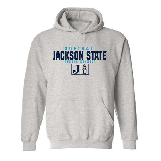 Jackson State - NCAA Softball : Thenya Kennedy - Classic Fashion Shersey Hooded Sweatshirt-0