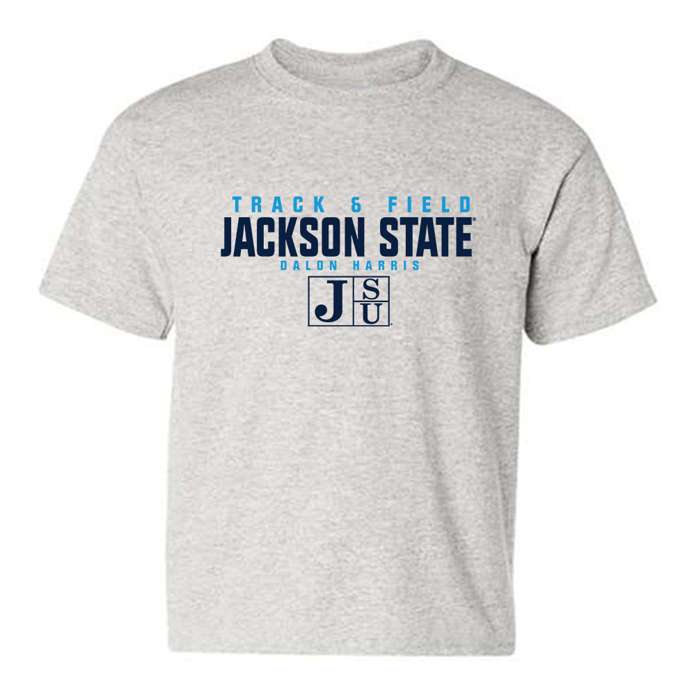 Jackson State - NCAA Men's Track & Field : Dalon Harris - Classic Fashion Shersey Youth T-Shirt-0