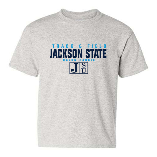 Jackson State - NCAA Men's Track & Field : Dalon Harris - Classic Fashion Shersey Youth T-Shirt-0