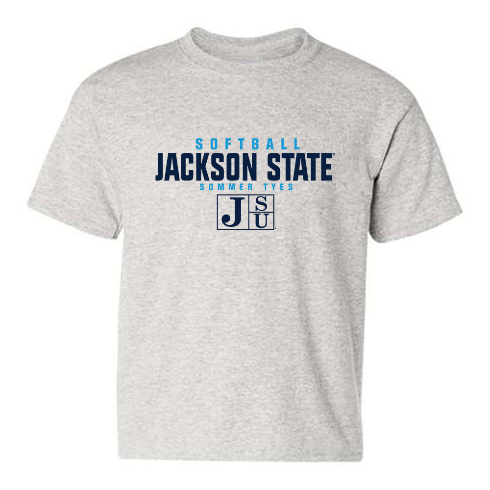 Jackson State - NCAA Softball : Sommer Tyes - Classic Fashion Shersey Youth T-Shirt-0