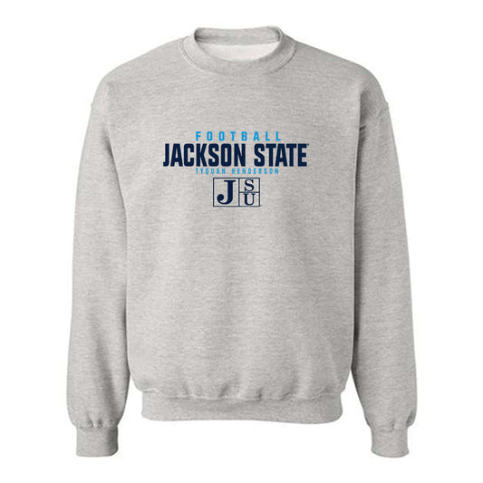 Jackson State - NCAA Football : Tyquan Henderson - Classic Fashion Shersey Crewneck Sweatshirt-0