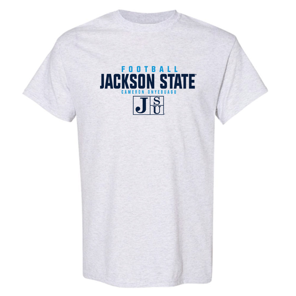 Jackson State - NCAA Football : Cameron Onyebuagu - Classic Fashion Shersey T-Shirt-0