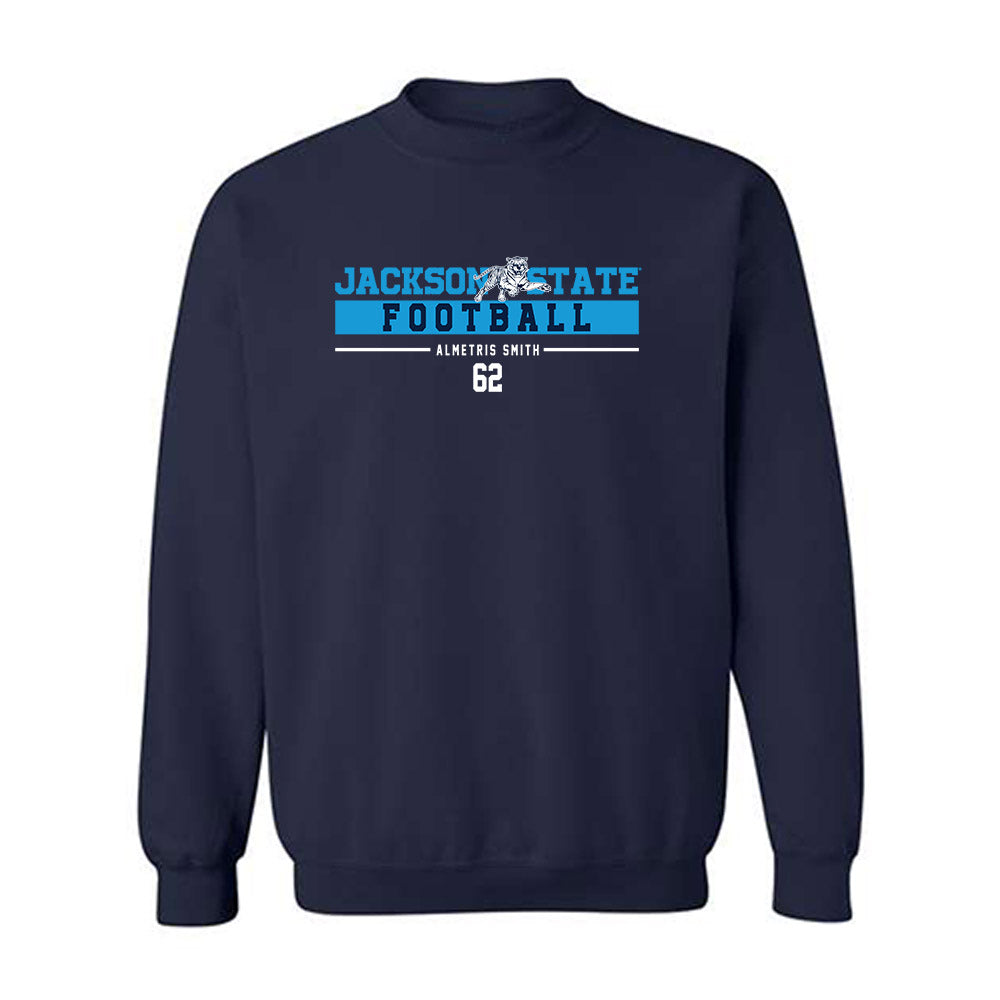 Jackson State - NCAA Football : Almetris Smith - Classic Fashion Shersey Crewneck Sweatshirt-0