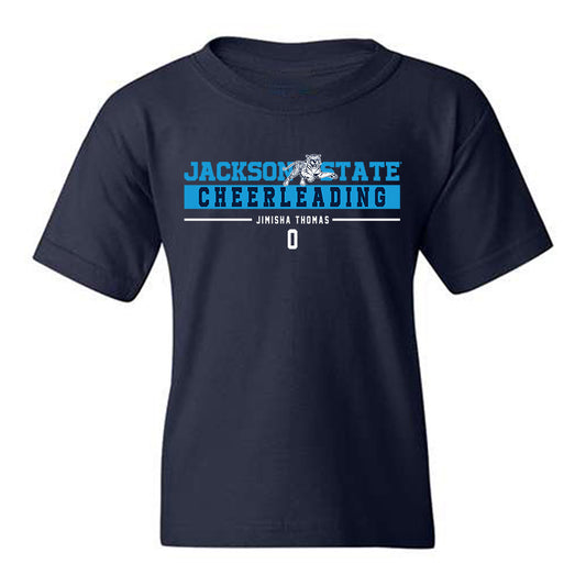 Jackson State - NCAA Cheerleading : Jimisha Thomas - Classic Fashion Shersey Youth T-Shirt-0