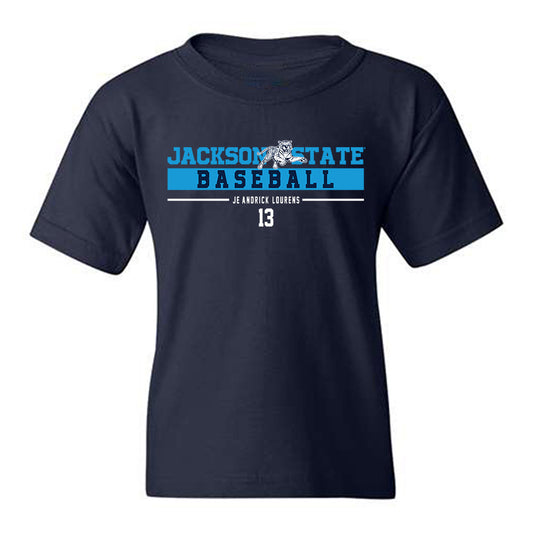 Jackson State - NCAA Baseball : Je-andrick Lourens - Classic Fashion Shersey Youth T-Shirt-0