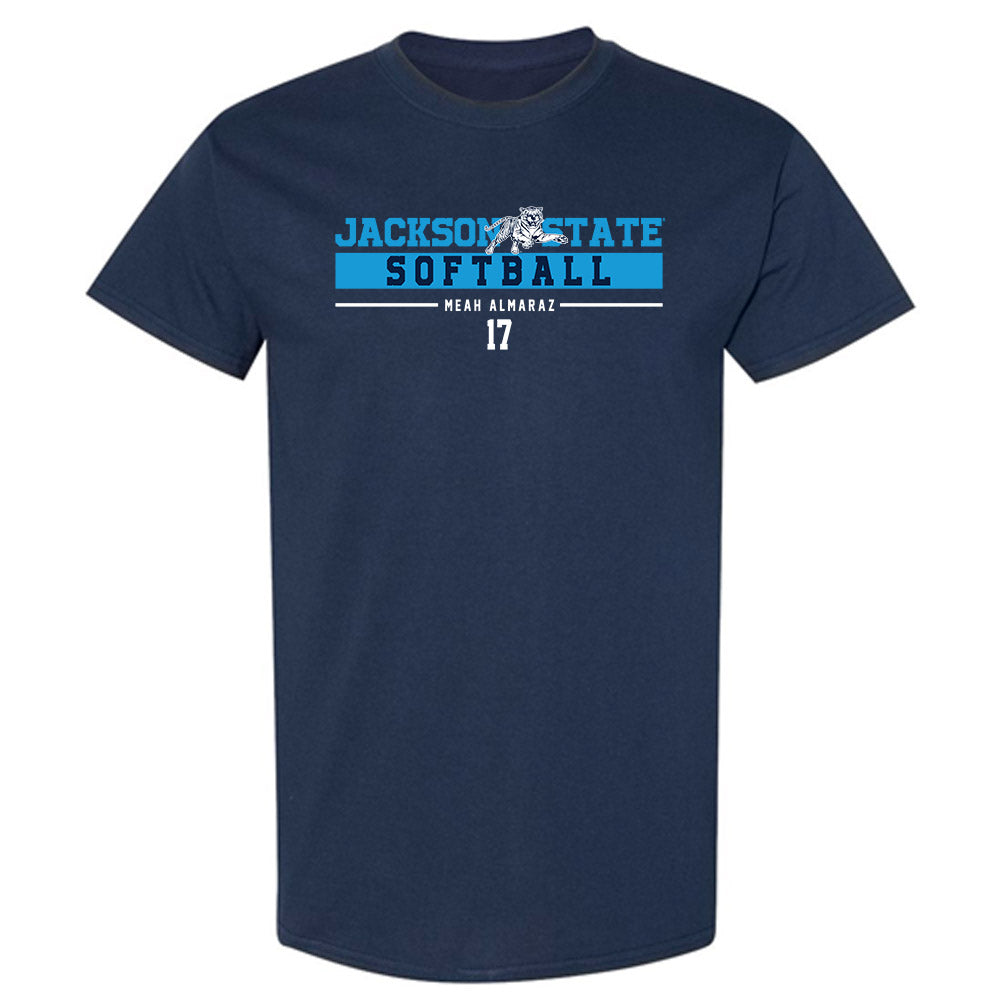 Jackson State - NCAA Softball : Meah Almaraz - Classic Fashion Shersey T-Shirt-0