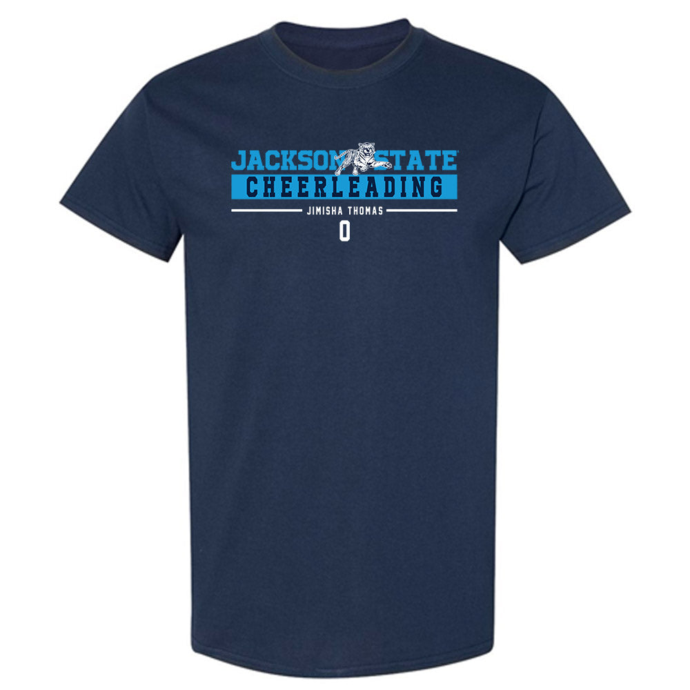 Jackson State - NCAA Cheerleading : Jimisha Thomas - Classic Fashion Shersey T-Shirt-0
