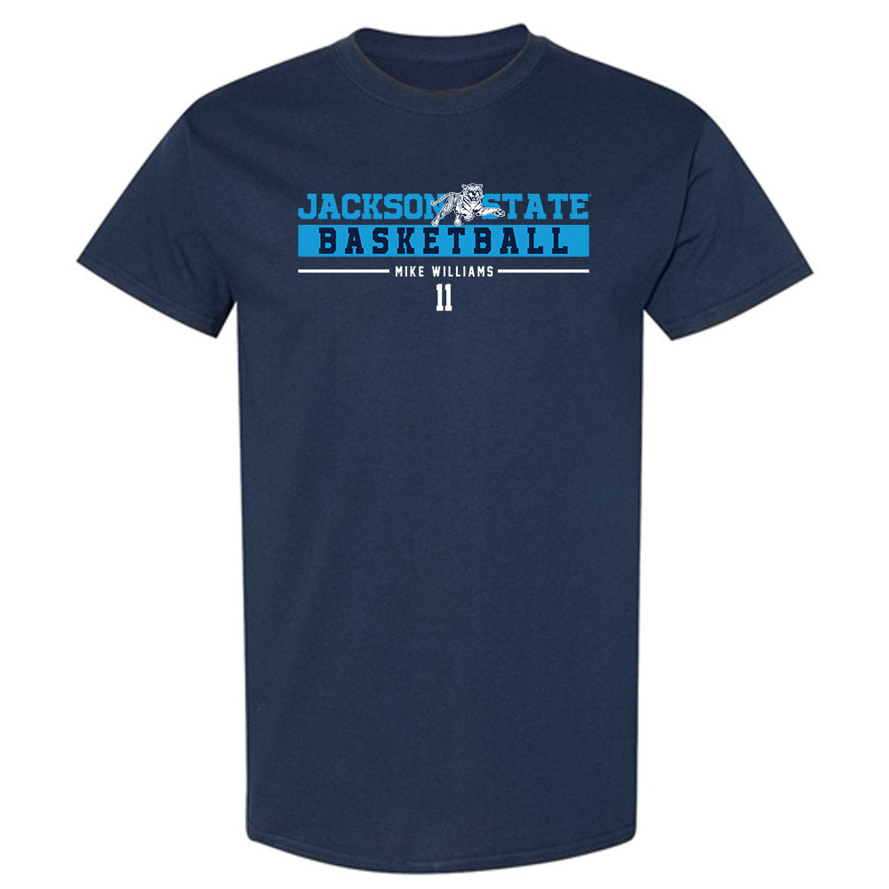 Jackson State - NCAA Men's Basketball : Mike Williams - Classic Fashion Shersey T-Shirt-0