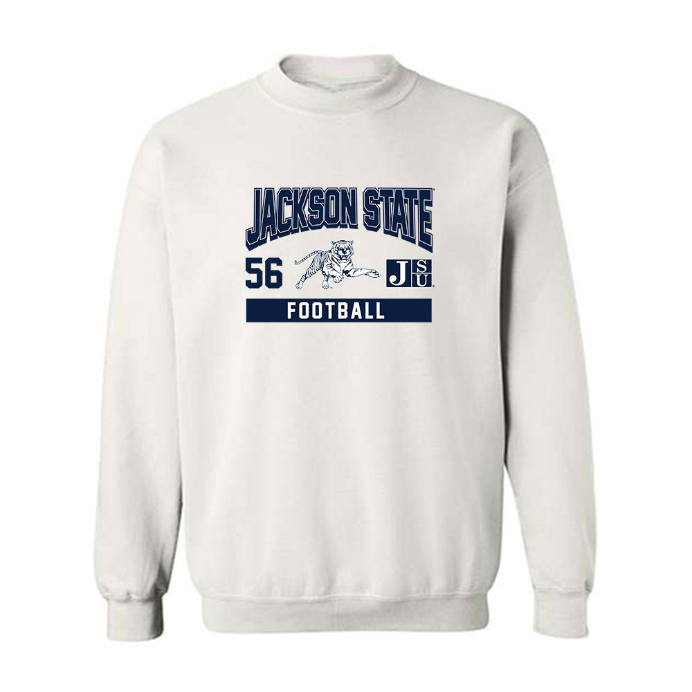 Jackson State - NCAA Football : Brian Williams - Classic Fashion Shersey Crewneck Sweatshirt-0