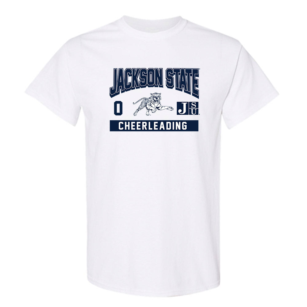 Jackson State - NCAA Cheerleading : Jimisha Thomas - Classic Fashion Shersey T-Shirt-0