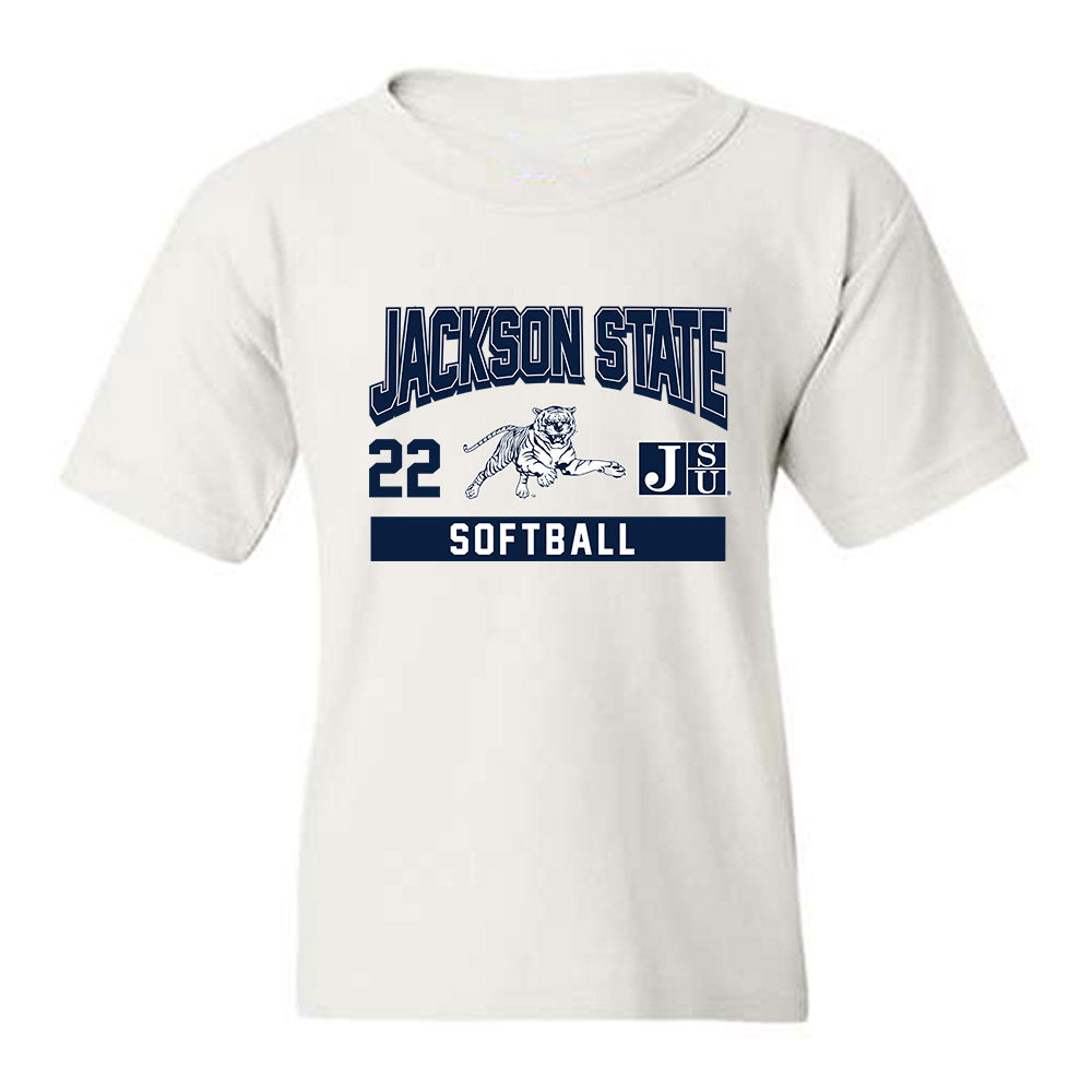 Jackson State - NCAA Softball : Isabella Rivera - Classic Fashion Shersey Youth T-Shirt-0