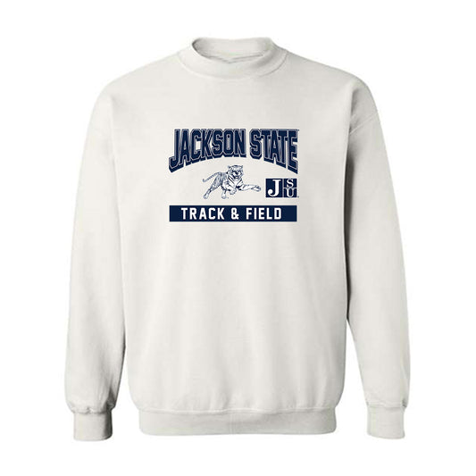 Jackson State - NCAA Men's Track & Field : Jordan Robinson - Classic Fashion Shersey Crewneck Sweatshirt-0