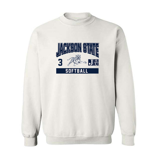 Jackson State - NCAA Softball : Aaliysah Gomez - Classic Fashion Shersey Crewneck Sweatshirt-0