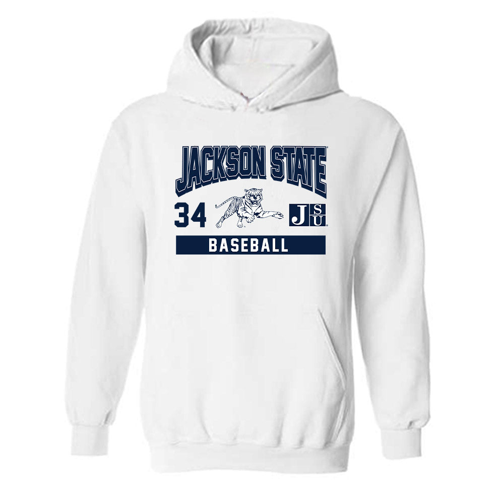 Jackson State - NCAA Baseball : Steve Spurgeon Jr - Classic Fashion Shersey Hooded Sweatshirt-0