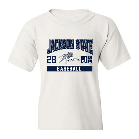 Jackson State - NCAA Baseball : Erick E Gonzalez - Classic Fashion Shersey Youth T-Shirt