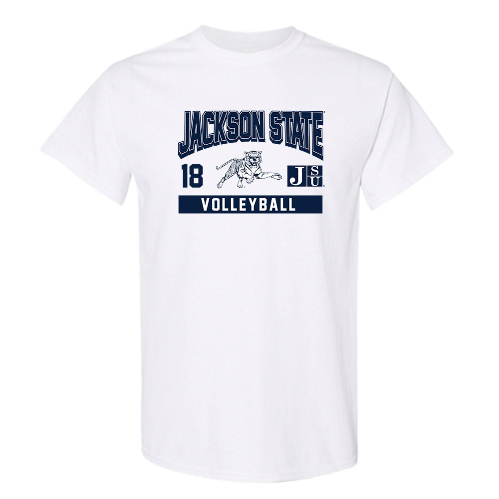 Jackson State - NCAA Women's Volleyball : Kayla Troutman - Classic Fashion Shersey T-Shirt-0