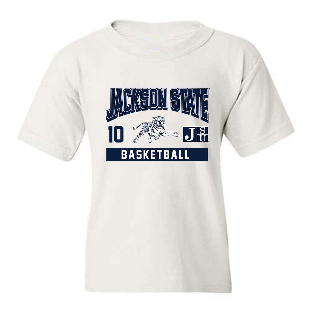 Jackson State - NCAA Men's Basketball : Ebo Wilson - Classic Fashion Shersey Youth T-Shirt-0