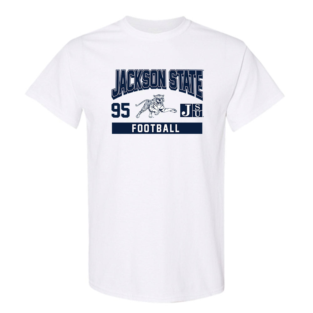 Jackson State - NCAA Football : Kazarius Bowie - Classic Fashion Shersey T-Shirt-0