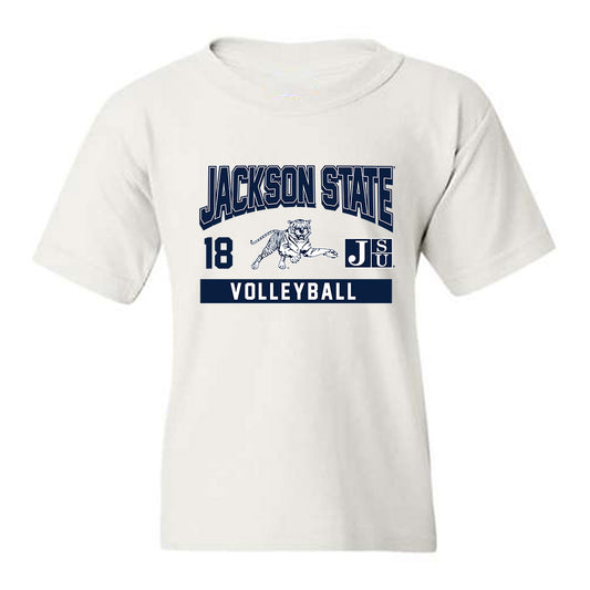 Jackson State - NCAA Women's Volleyball : Kayla Troutman - Classic Fashion Shersey Youth T-Shirt-0